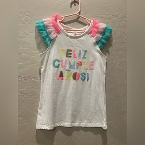 Feliz Cumpleaños Girls Shirt Size 6